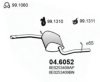 AUDI 8E0253409AP Middle Silencer
